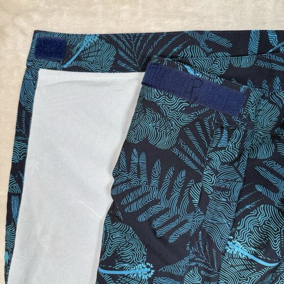 Rip Skirt Hawaii Women's Large Floral Wrap Length 2 Resort Wear Beach Coverup - Picture 6 of 7